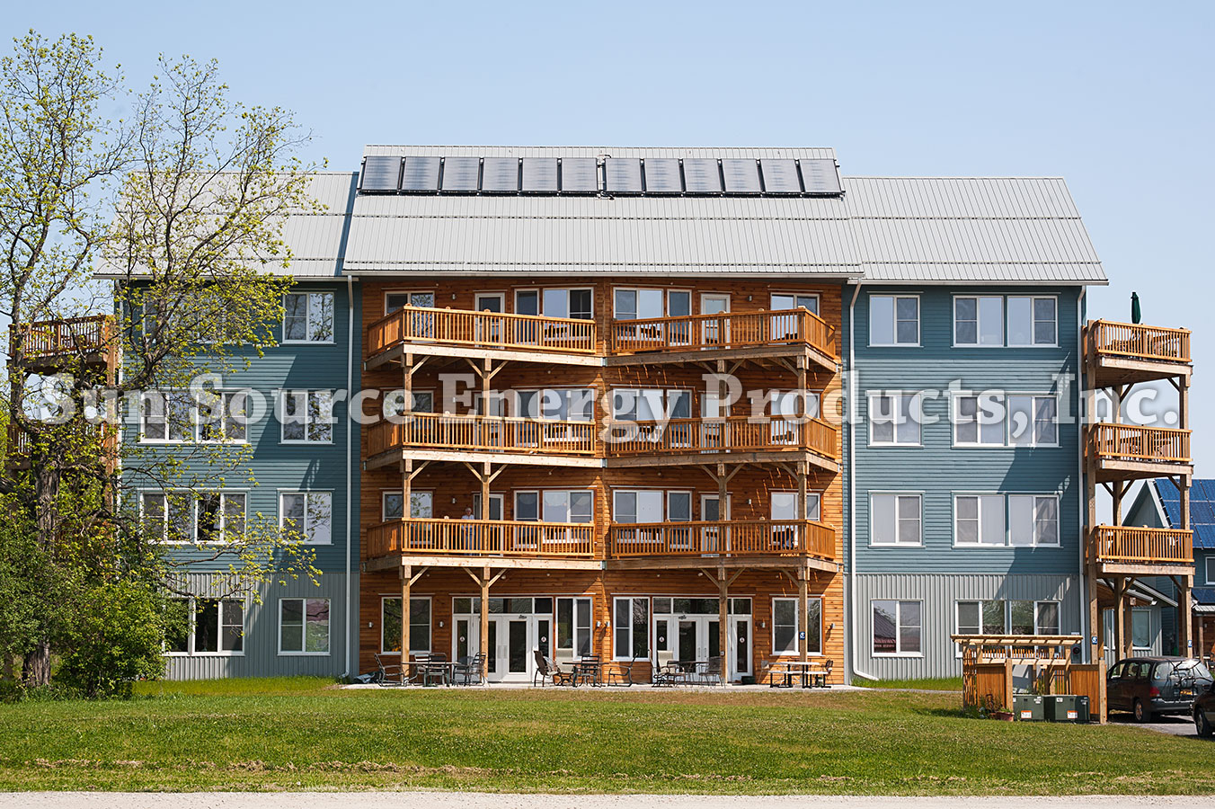 SunEarth TRB-32 Collectors at Ithaca Ecovillage