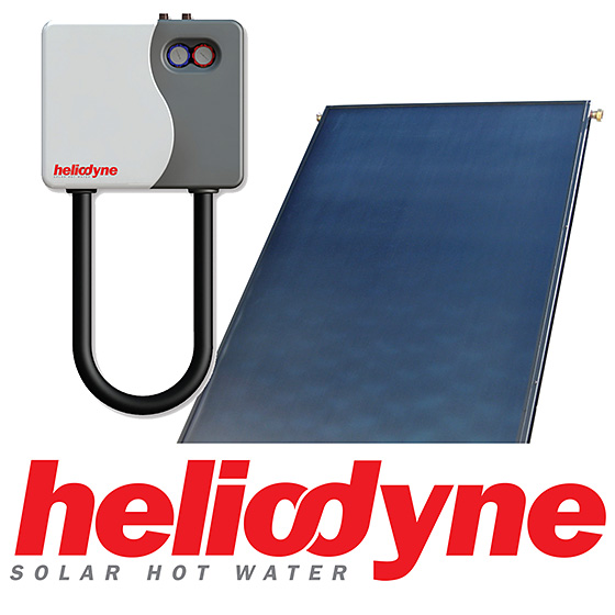 Heliodyne Solar Domestic Hot Water System with H-PAK (72,120)