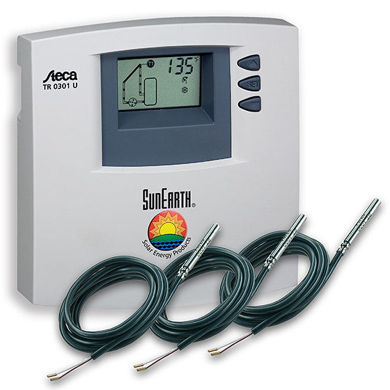 Steca+SETR%2D0301%2DU+Solar+Hot+Water+Controller+with+3+PT1000+Sensors